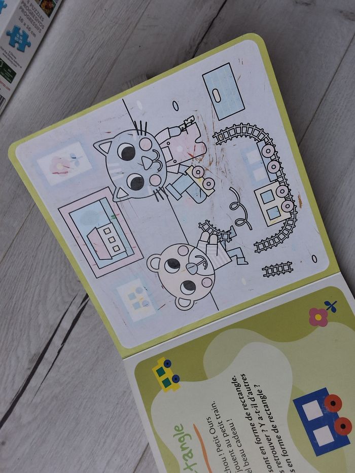 Livre peinture magique à l'eau Mon premier pinceau magique Les formes, Gründ - photo numéro 3