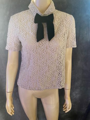 Top dentelle blanche thé kooples taille 2