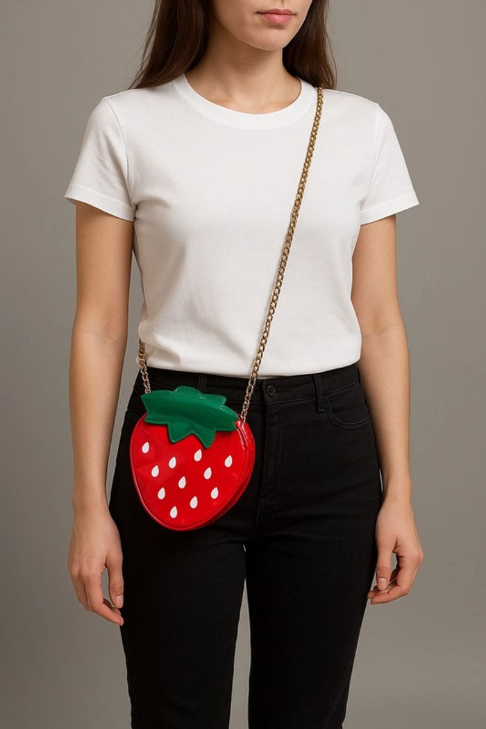 Sac bandoulière fraise 🍓