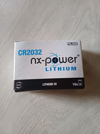 Lot de piles plates 3V 