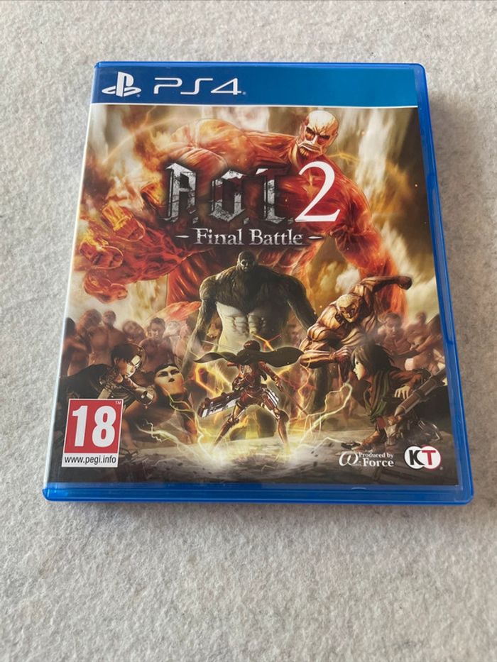 A.O.T. 2 Final Battle Jeu PS4 Complet FR - photo numéro 1
