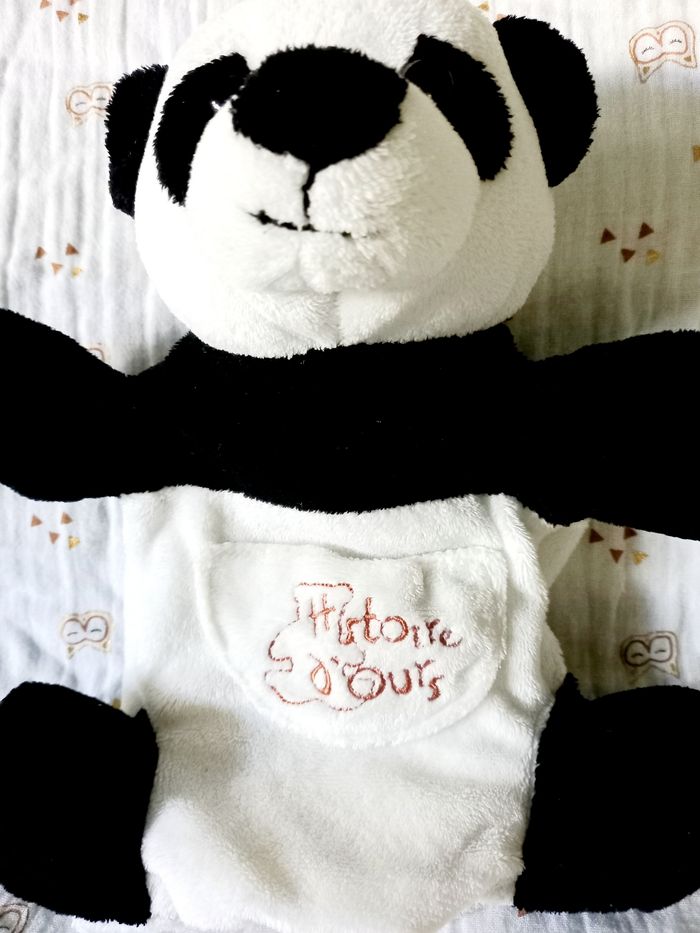 Doudou panda marionnette Histoire d'ours - photo numéro 2