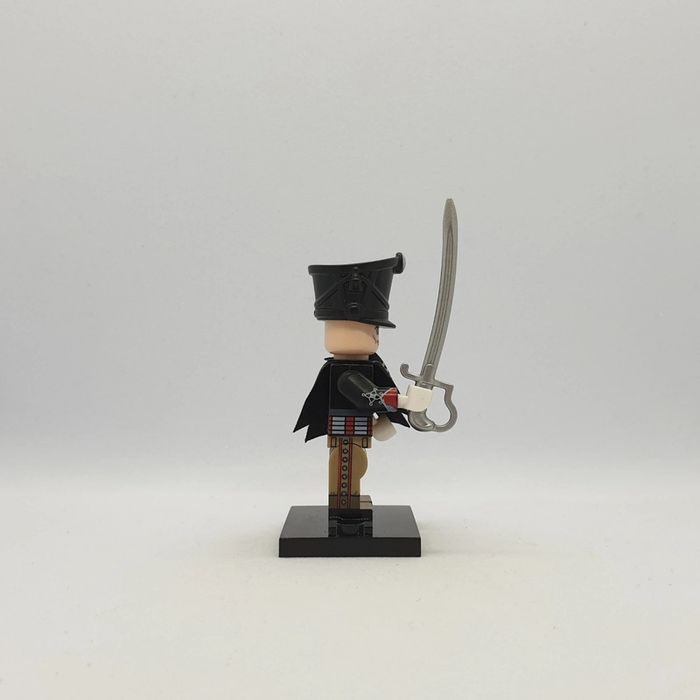 💂 Figurine Guerres Napoléoniennes - Hussard de la Mort Prussien - (Style Lego) 💂 - photo numéro 4