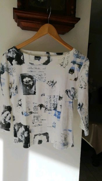 Tee shirt manche 3/4 camaïeu