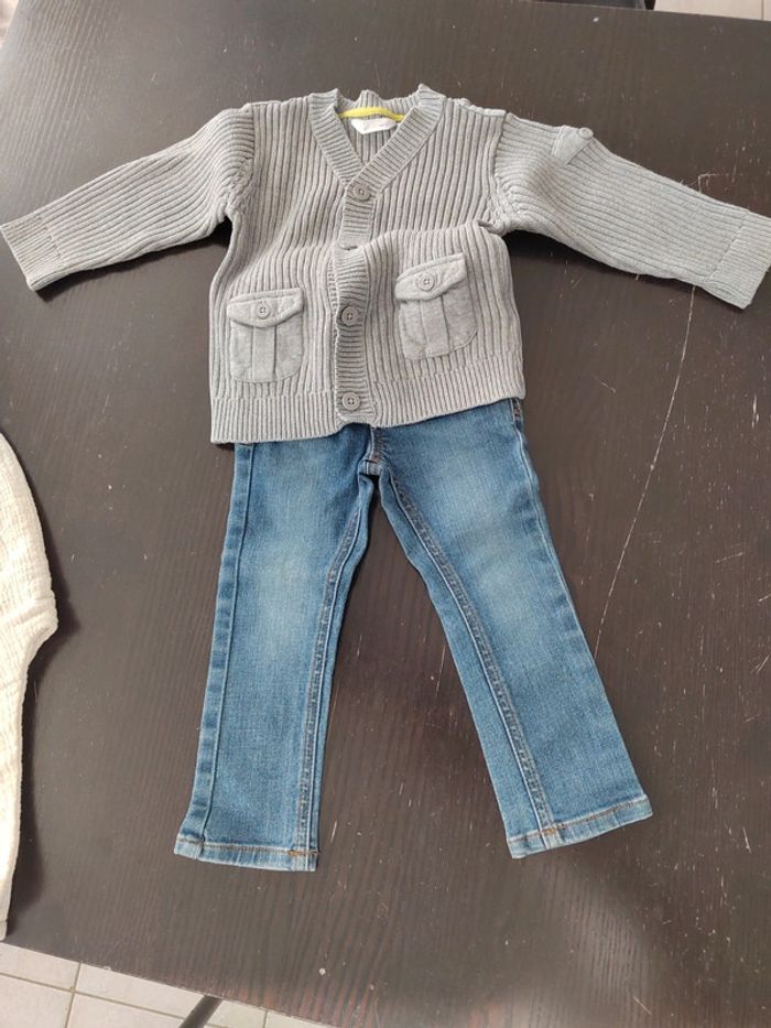 Gillet et jean 2 ans