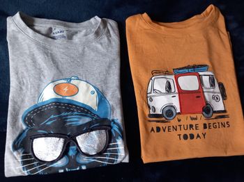 Lot de Deux Tee-shirt Garçon 10 ans