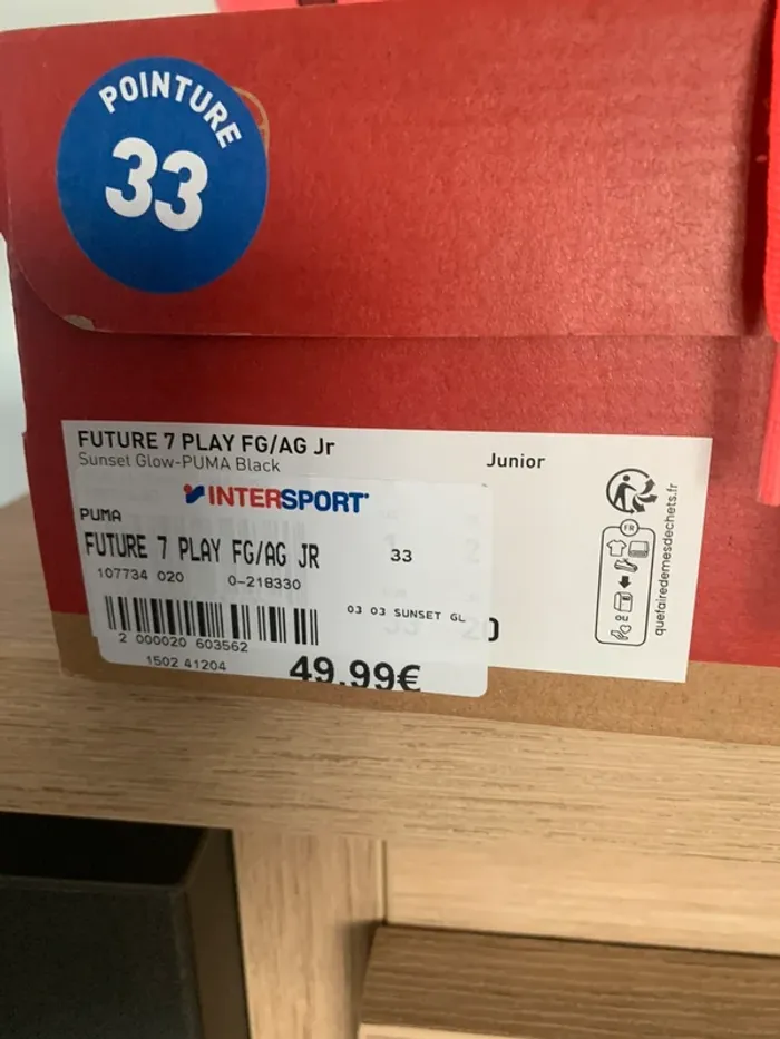 Paire chaussures de foot, puma - photo numéro 6