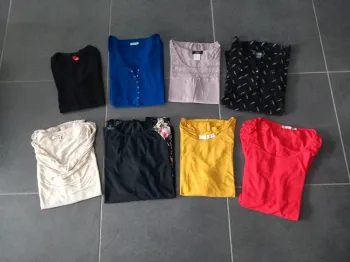 Lot de 8 pulls fins