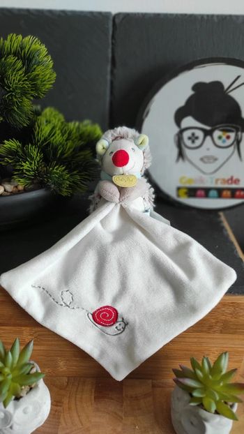 Doudou Knuffel Hérisson Baby Nat Gaston Escargot Rouge  BN0197 #geektradedoudou