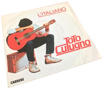 Vinyle 45 tours  Toto Cutogno  L' Italiano  (1983)  Carrere 13112 