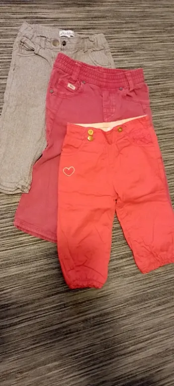 Lot de 3 pantalons 12M