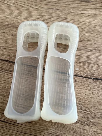 2 housse caoutchouc pour manette officiel Nintendo wii