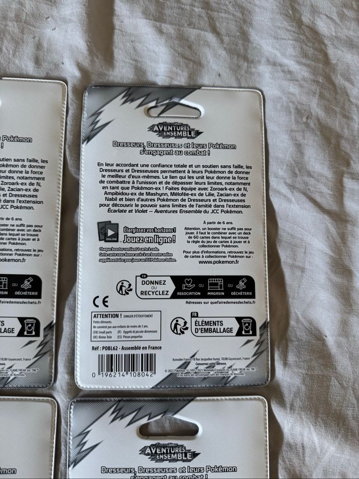 Artset blister Pokémon aventures ensemble ev09 scellé - photo numéro 3