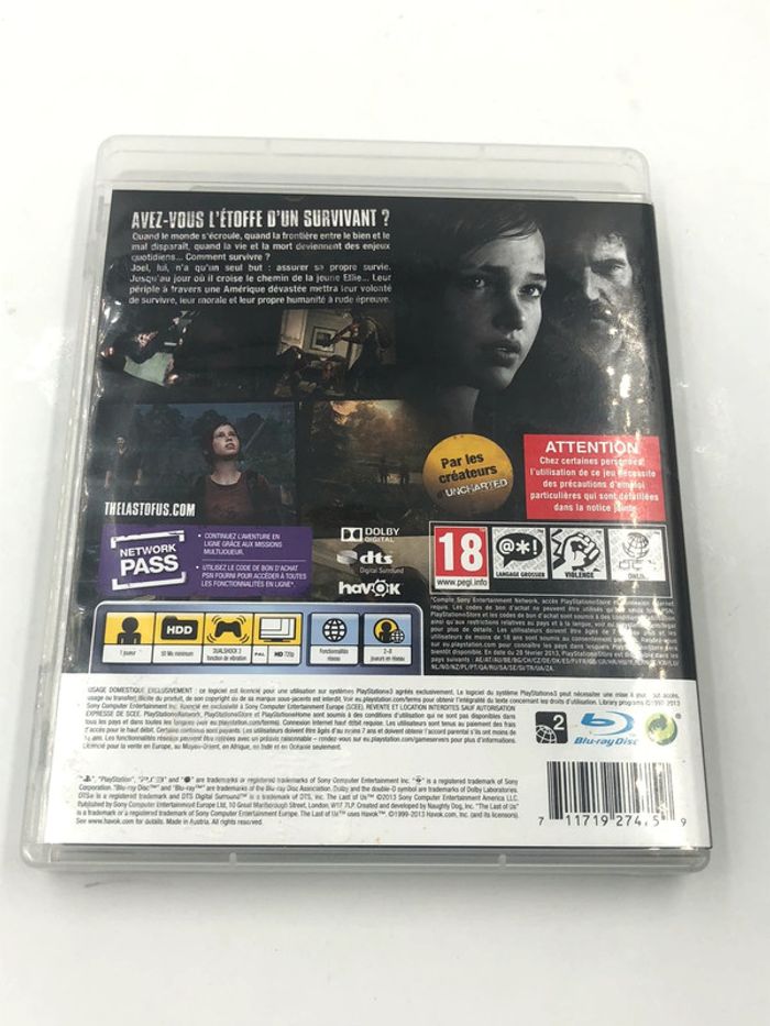 Jeu vidéo The Last Of US sur console PlayStation 3 - photo numéro 3