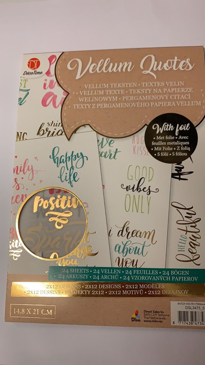 Scrapbooking feuilles Textes velin - photo numéro 4