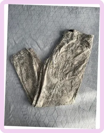 Pantalon fluide imprimé effet peau d'animal – Eva Kayan 🐆