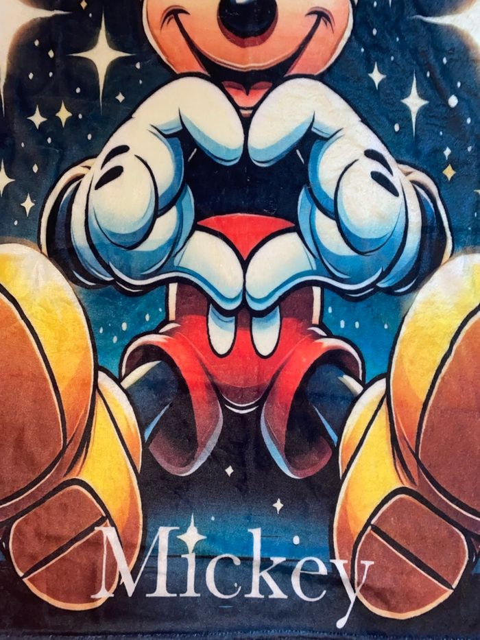 Couverture Mickey coeur 70x100 - photo numéro 3