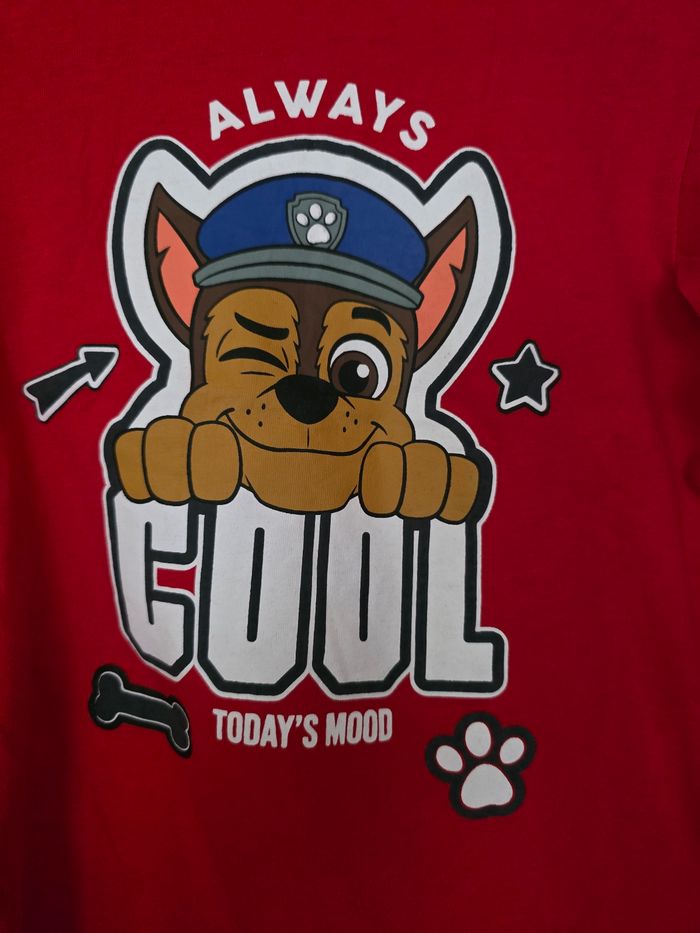TEE-SHIRT MANCHE LONGUE PAW PATROL NICKELEDEON NEUF 6ANS - photo numéro 2