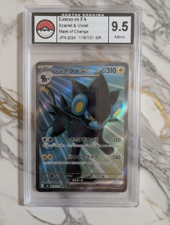 Carte pokémon Gradée 9.5 Luxray version Japonaise 
