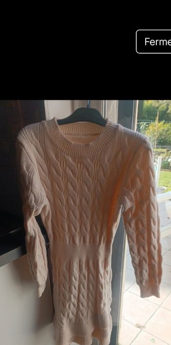 Robe laine  moulante