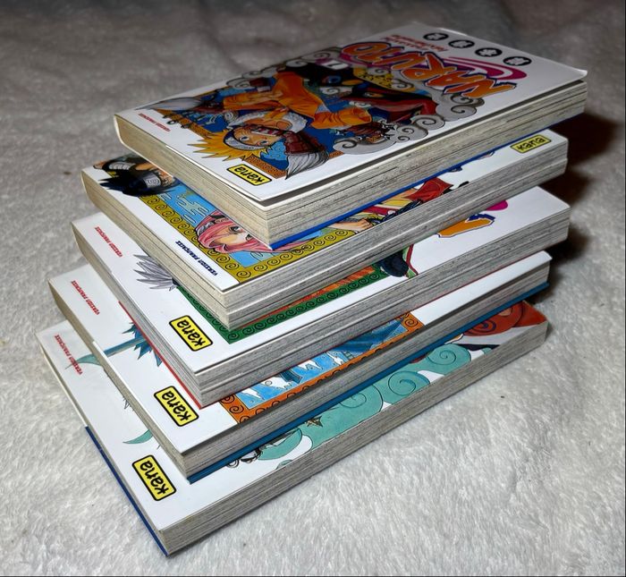🧡 Lot de 5 Mangas Naruto Tomes 1 à 5 – Édition Kana - photo numéro 6