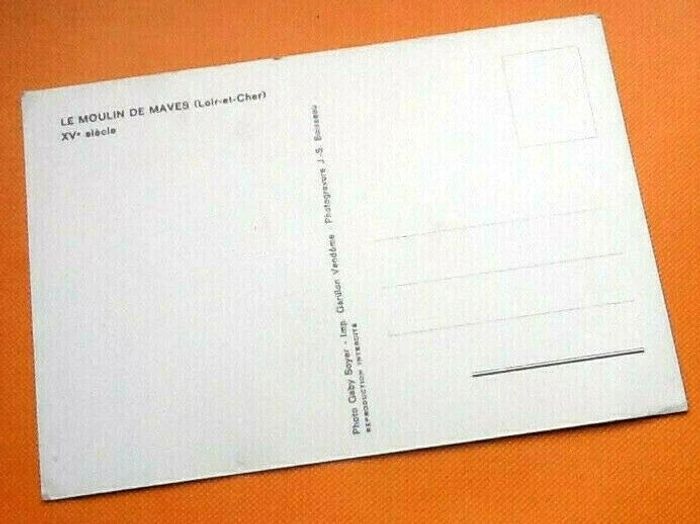 Carte postale Maves (Loir-et-Cher) Le Moulin de Maves - photo numéro 3