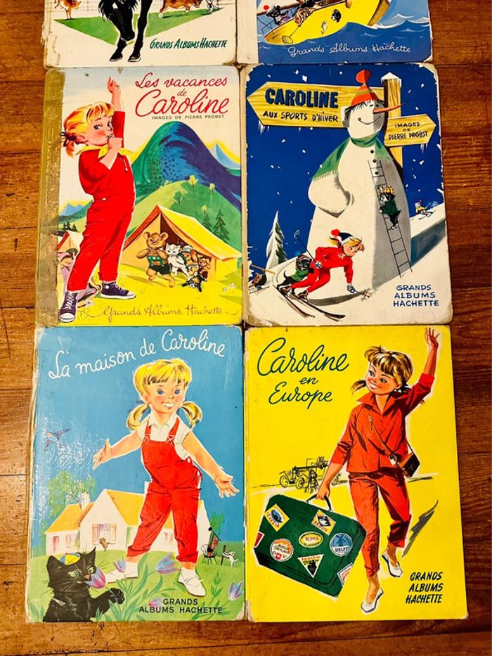 Lot de 6 grands livres couleurs albums Hachette bd état satisfaisant Caroline Pierre Probst - photo numéro 2