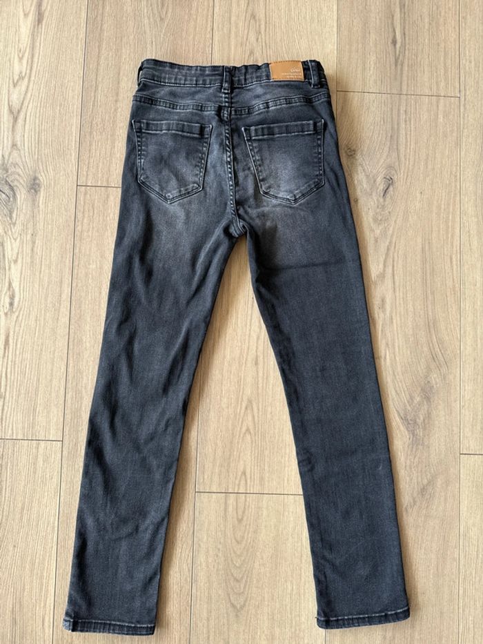 Jeans slim fille noir T.10 ans - photo numéro 2
