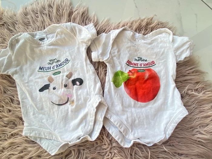 Bodies 9 mois manches courtes mixte fille garçon été