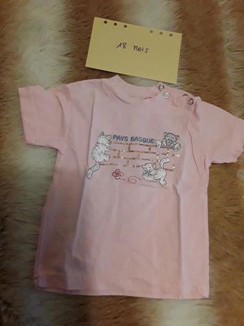 T shirt bébé fille 18 mois