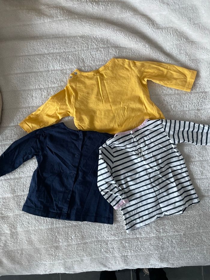 Lot hauts manches longues fille - photo numéro 2