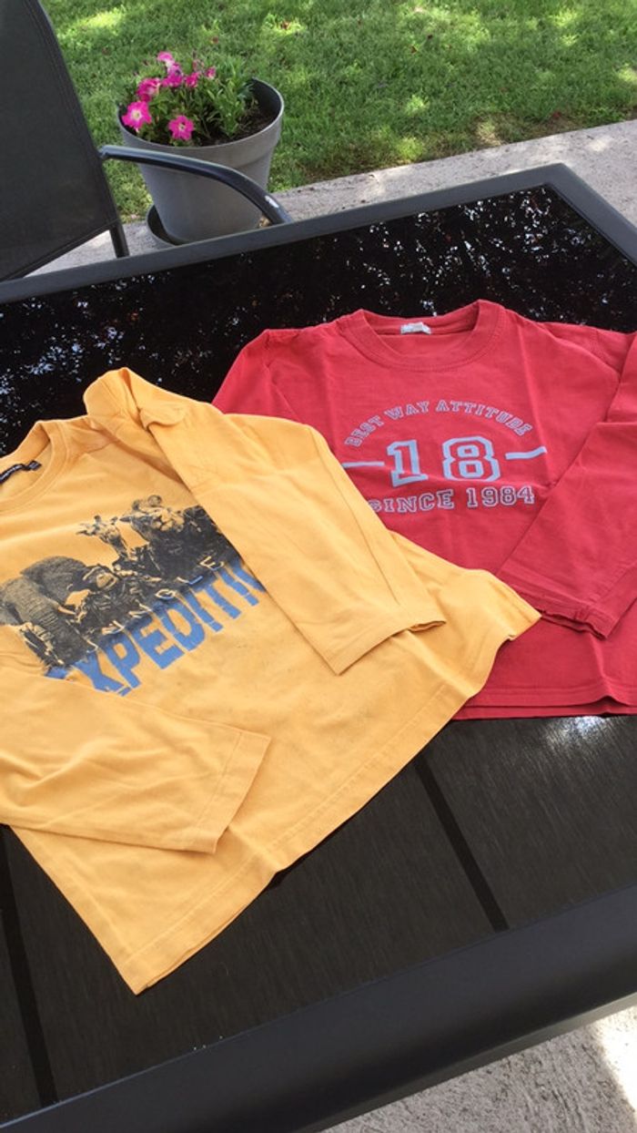 Tee-shirts longues manches lot de 2