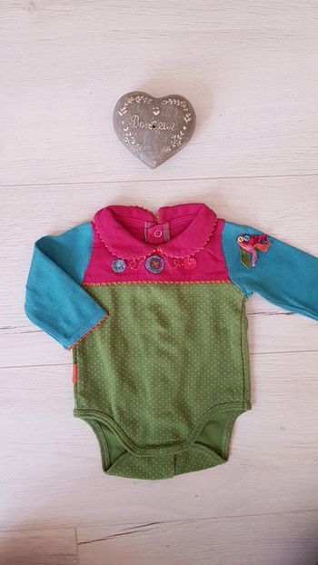 Body habillé catimini fille 1mois neuf