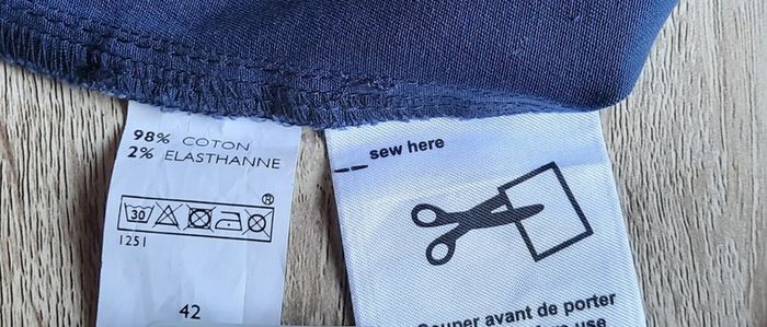 Jegging neuf bleu marine Arkitect, taille 42 - photo numéro 6