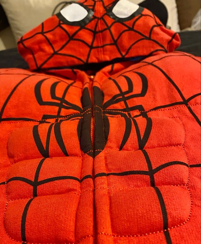 veste / sweat à capuche déguisement spider-man 💪 muscles 3d - photo numéro 2