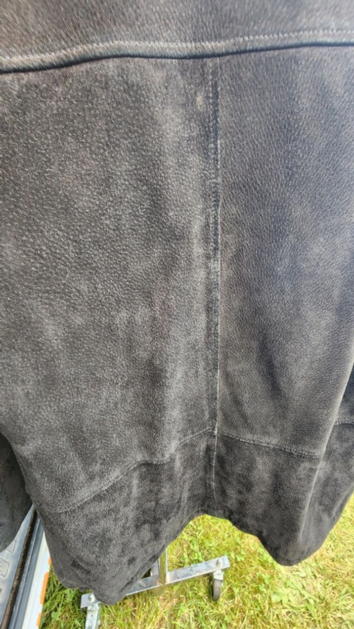 Joli blouson/veste en daim véritable femme taille 42 - photo numéro 4