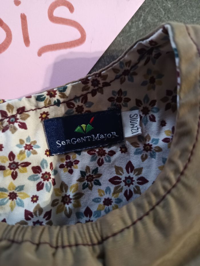 Robe kaki sergent major 12 mois - photo numéro 3