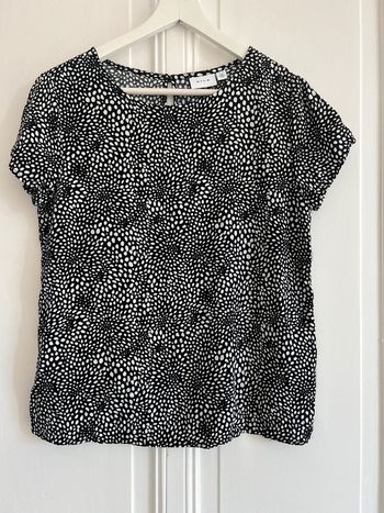 T-shirt vila M noir et blanc