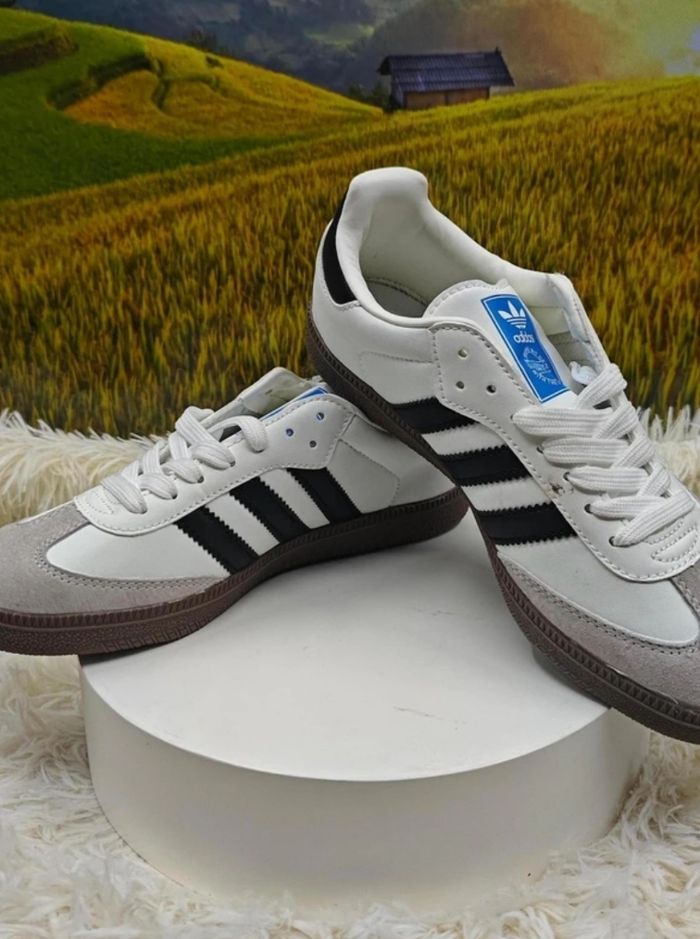 adidas Samba OG Cloud White Core Black - photo numéro 5