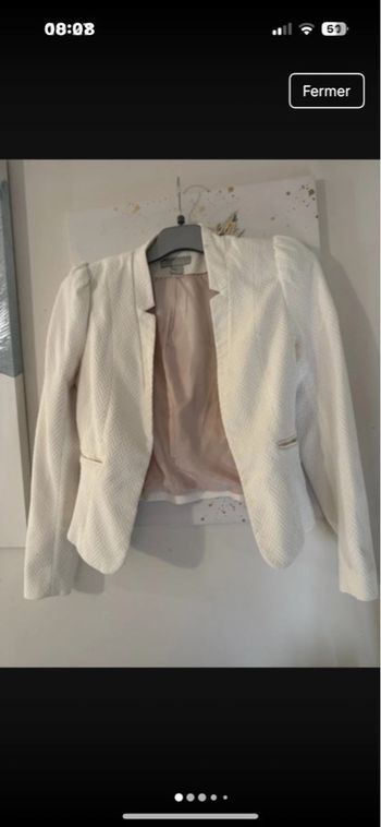 Blazer hm taille 36 porté deux fois Max 