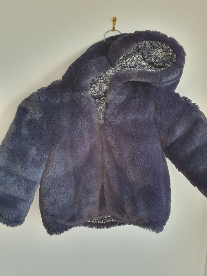 Manteau réversible fille 18-24 mois (86) - photo numéro 3