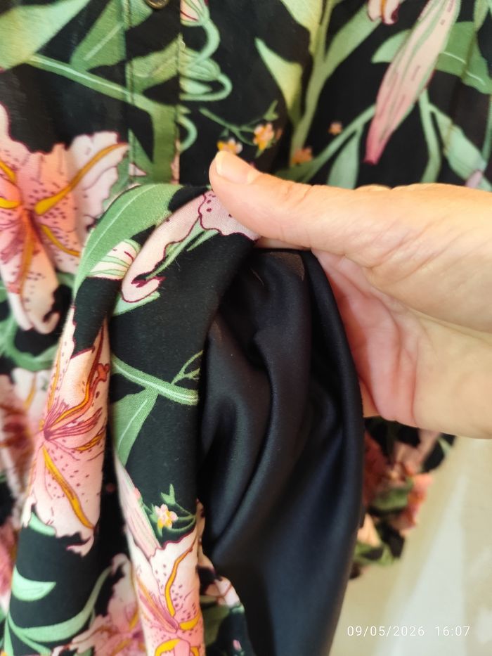 Robe fleurie Tom Taylor taille S - photo numéro 5