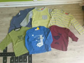 Lot 12 mois - Tee shirt manches longues