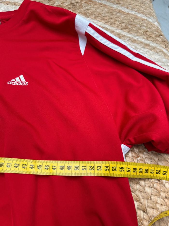 Maillot Homme Adidas Rouge et Blanc | Taille L | Très Bon État | #TM78 - photo numéro 5