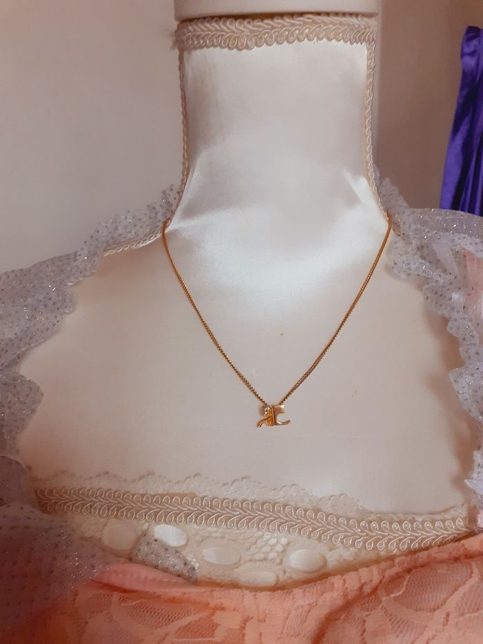 Colier plaqué or vintage - photo numéro 7