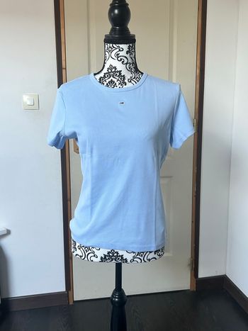 T-shirt Tommy Jeans taille XL bleu ciel