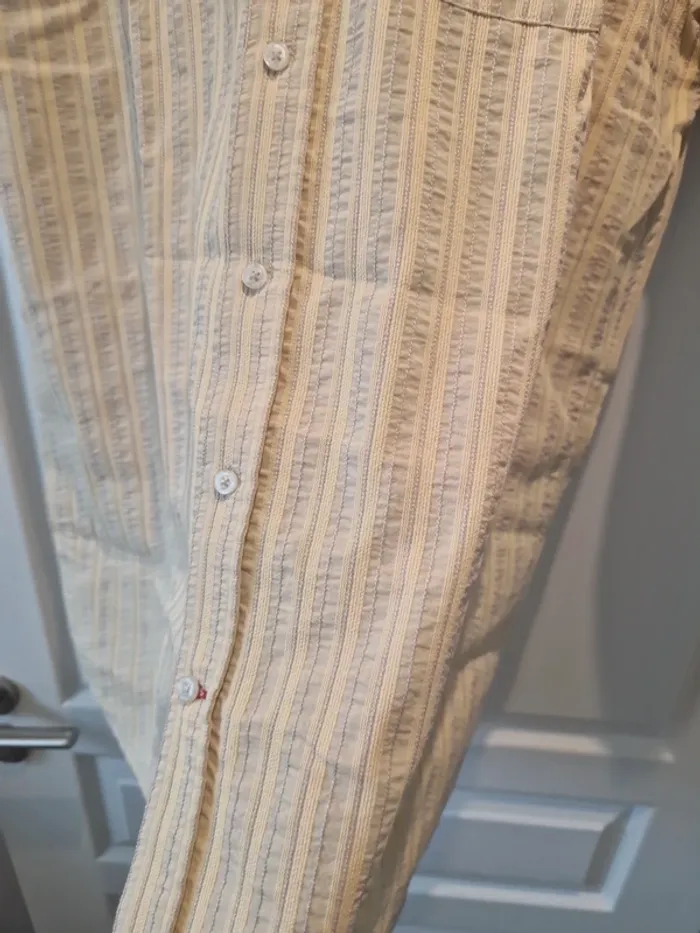 Tres belle chemise vintage année 90 taille l made in France bye chatel - photo numéro 3