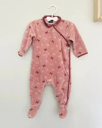 Pyjama en velours à col claudine 12 mois - Sergent Major 🎀