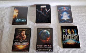 Lot DVD Science-Fiction et Thriller Cinéma Men in Black Spielberg Final Fantasy