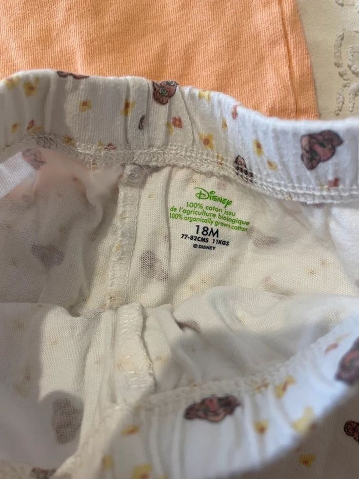 Pyjama deux pièce roi lion 18 mois kiabi - photo numéro 2